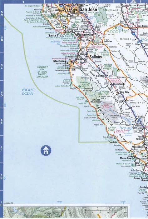 Map Of California Centralfree Highway Road Map Ca With Cities Towns