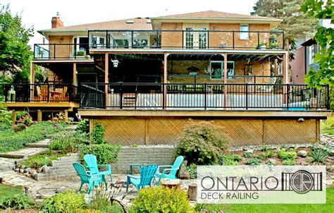 For deck heights up to 5 feet on minimum 8 inch sono tubes Blog - ONTARIO DECK RAILING LTD - Aluminum & Glass ...