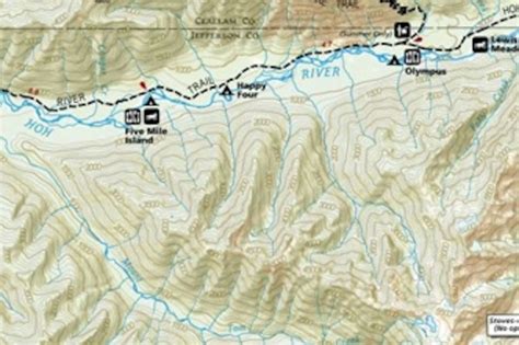 Hoh River Trail Map Vlrengbr