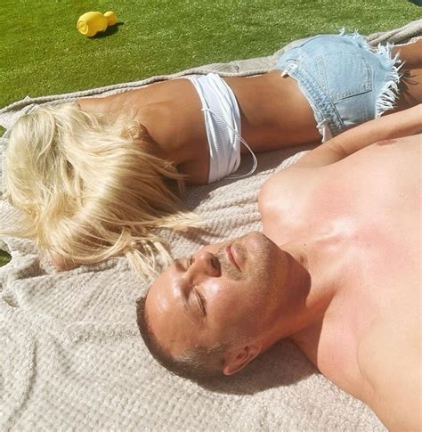 Christine Mcguinness Sunbathes Topless As She Strips In Her Garden