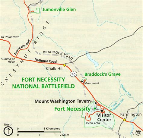 Fort Necessity National Battlefield Park Map Bringing You America