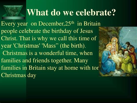 Why We Are Celebrating Christmas Day Christmas Day