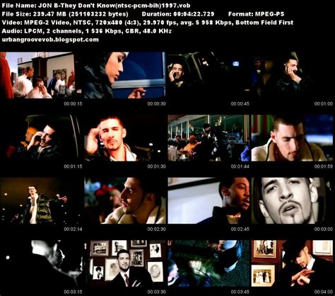 Urban Groove Vob Collection Jon B They Dont Know 1997