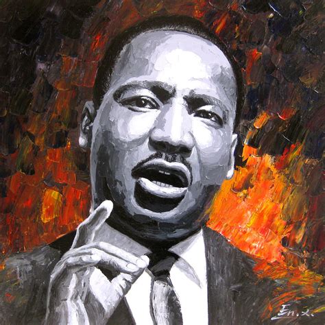 Dr Martin Luther King Painting By Enxu Zhou