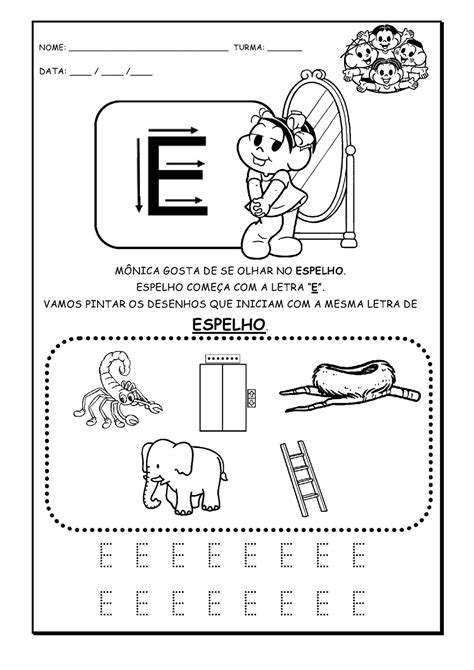 atividades de alfabetização para imprimir letra e educação e transformação