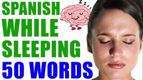Spanish Lessons While Sleeping 50 Home Beginner Vocabulary Words Youtube