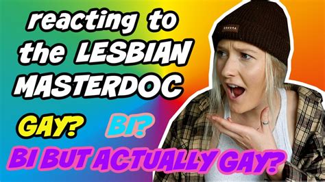 reacting to ~the lesbian masterdoc~ signs you might be gay youtube