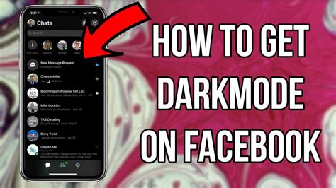 How To Get Dark Mode On Facebook On Any Iphone Enable Dark Mode On