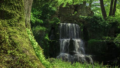 Bowood Waterfall Waterfall Wiltshire Photography