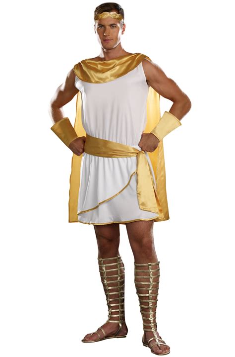 Greek God Toga Men Adult Halloween Costume Ebay