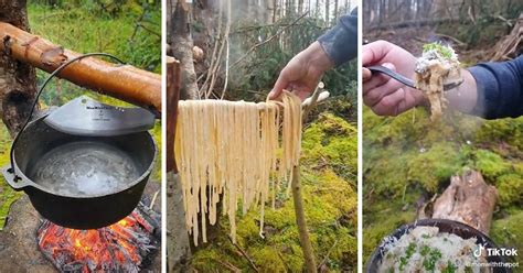This Tiktok Account Is Two Men Making Gourmet Meals In The Woods