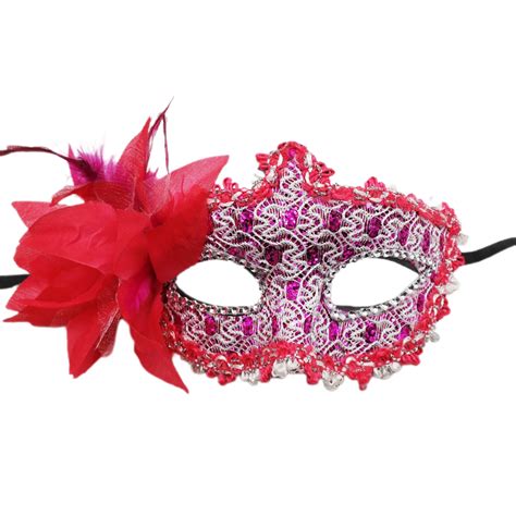 Masquerade Mask For Women Venetian Masks Christmas Women Flower Half