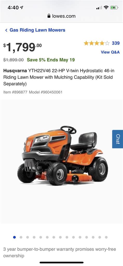Husqvarna 46 Inch Riding Mower For Sale In Bedford Tx Offerup