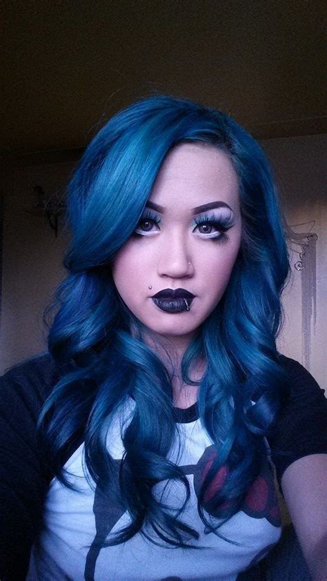 Pin By Manic Panic Nyc On Atomic Turquoise Bright Blue Hair Light