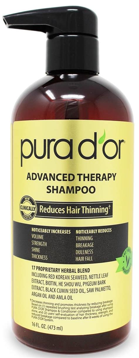 Pura Dor Gold Label Advanced Therapy Shampoo 473 Ml
