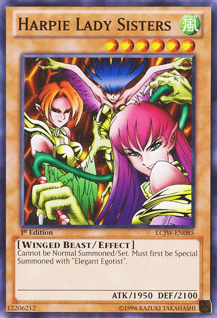 Harpie Lady Sisters Yu Gi Oh Wikia