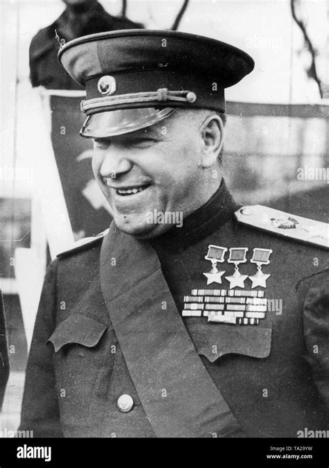 Marshal Georgy Zhukov 1896 1974 Commander Of The Soviet Troops In