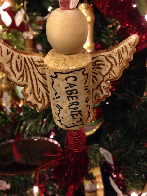 Wine Cork Angel Perfect Crafts Holiday Decor Christmas