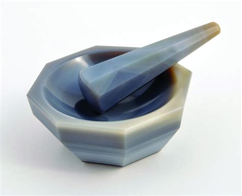 Mortar Pestle Set Agate Stone Mortar Od In