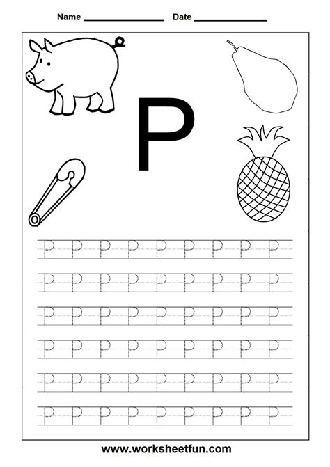 Alphabet Worksheets Grade R