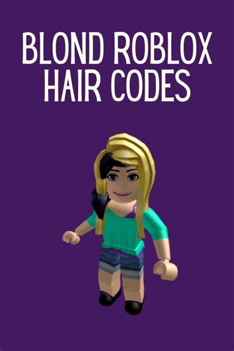 Free Roblox Hair Codes Updated August 2023 45 Off