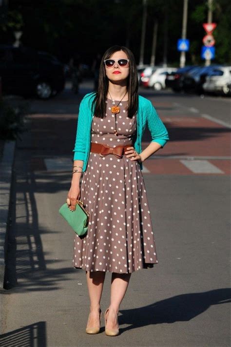 111 Inspired Polka Dot Dresses Make You Look Fashionable 104 Modest