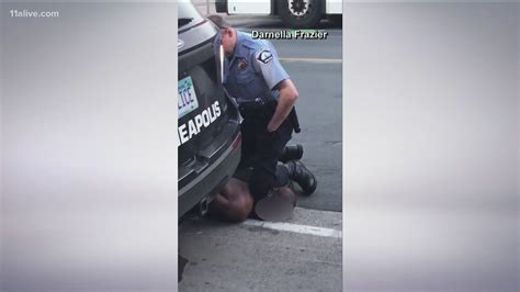 i can t breathe tensions rise after viral video shows officer kneeling on george floyd s