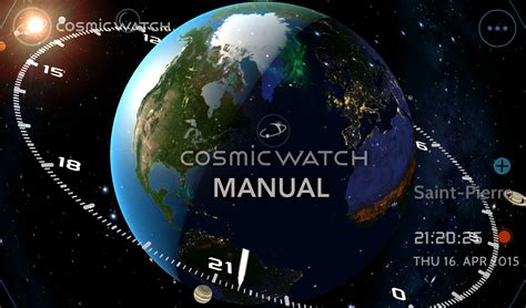 Manual Gallery How To Control The Cosmic Watch Cosmic Watch