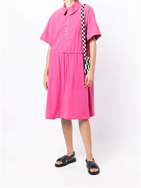 Kenzo Drawstring Shirt Dress Farfetch