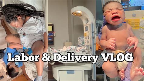 Labor And Delivery Vlog 1st Time Mom Induced At 38 Weeks Youtube