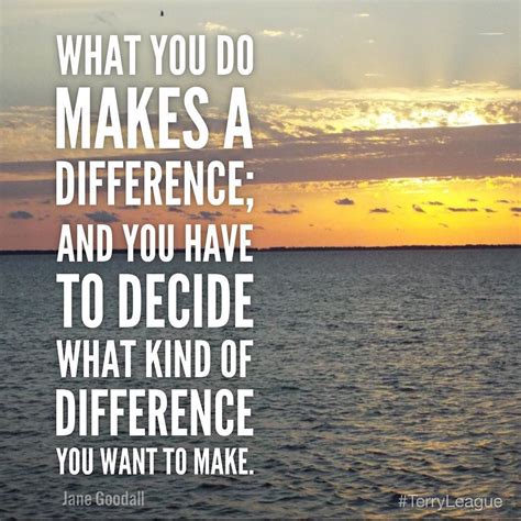 Making A Difference Quote Inspiration