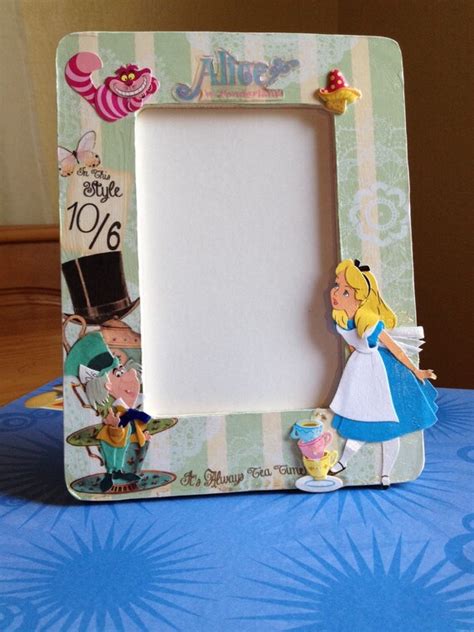 Picture Frame Disney Inspired Alice In Wonderland