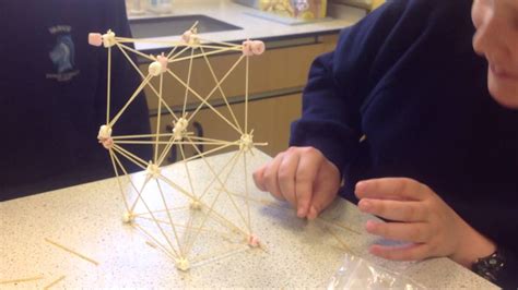 Time Lapse Video Building Towers From Spaghetti And Marshmallows Youtube