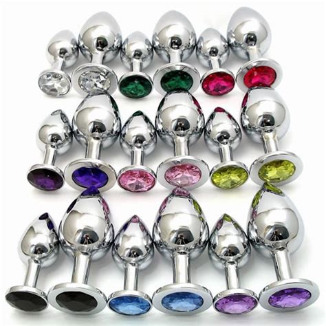 Large Size Stainless Steel Attractive Butt Plug Jewelry Rosebud
