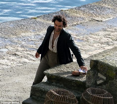 Aidan Turner Gets To Work On Hit Drama Poldark In Devon Daily Mail Online