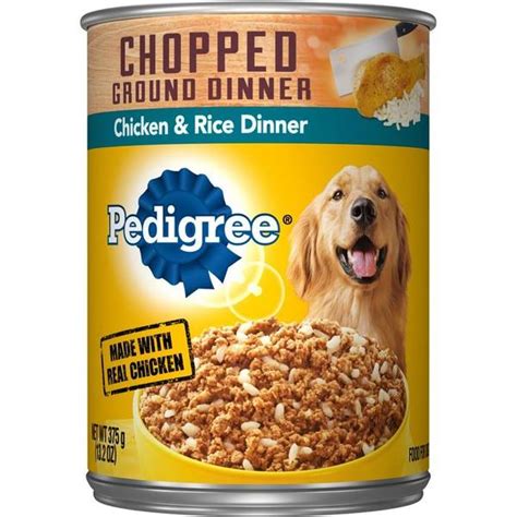 Pedigree 132 Oz Chopped Ground Dinner Chicken And Rice Dog Food