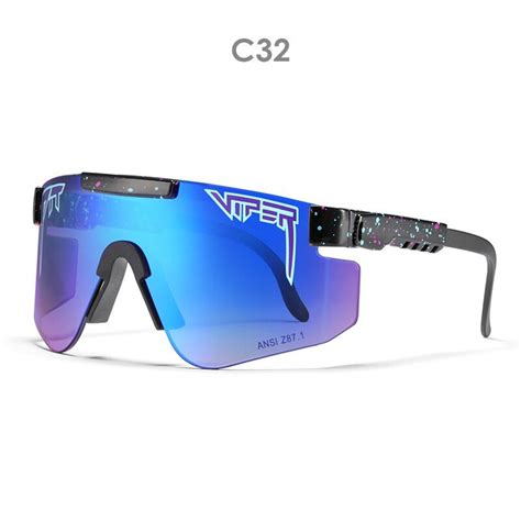 Pit Viper Brand Shield Sunglasses Men Ansi Z871 Enhanced Lens Sun