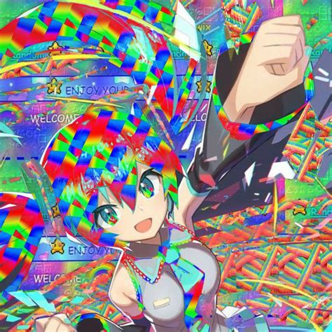 Pin By Starpoint On Rainbow Eye Aesthetic Anime Anime Cybergoth