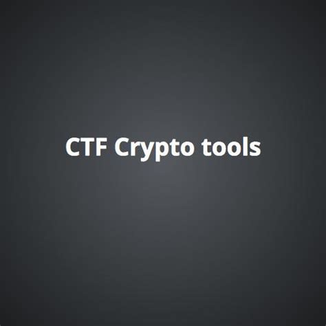 CTF Crypto Tools