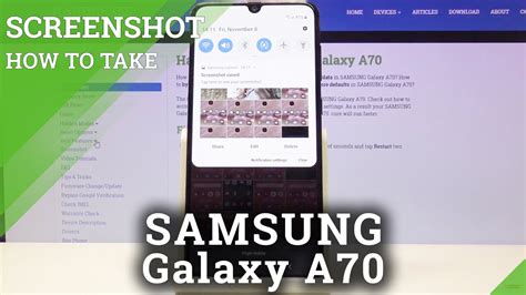Hoe Screenshot Maken Met Samsung A70