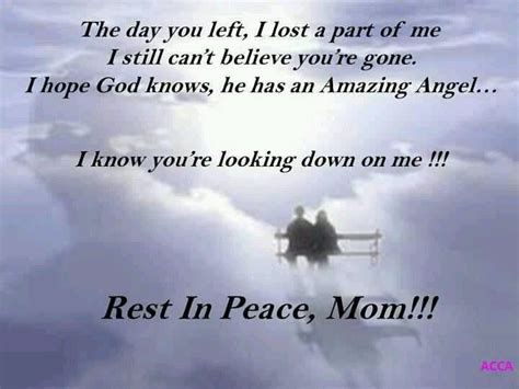 Short Rip Mom Quotes Sayings Poems From Daughter And Son Rip Mom Quotes Rest In Peace Quotes