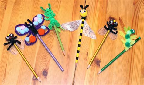 Decorated Pencil T Craft Children Art Projects Craft Ideas