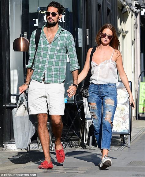 Millie Mackintosh And Hugo Taylor Feed Each Other Fro Yo Daily Mail Online