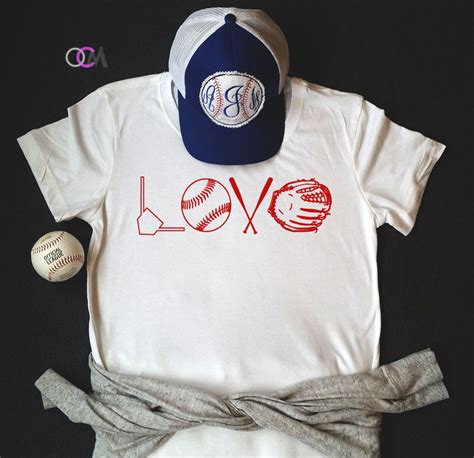 Love Baseball Shirt Baseball Mom Shirt Love Baseball T Shirt One Crafty Momma Baseball