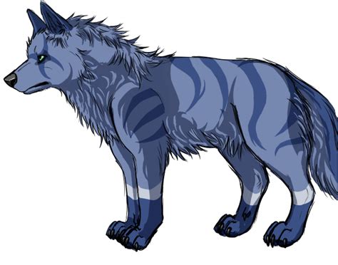 Blue Wolf By Hieiblackflame224 On Deviantart
