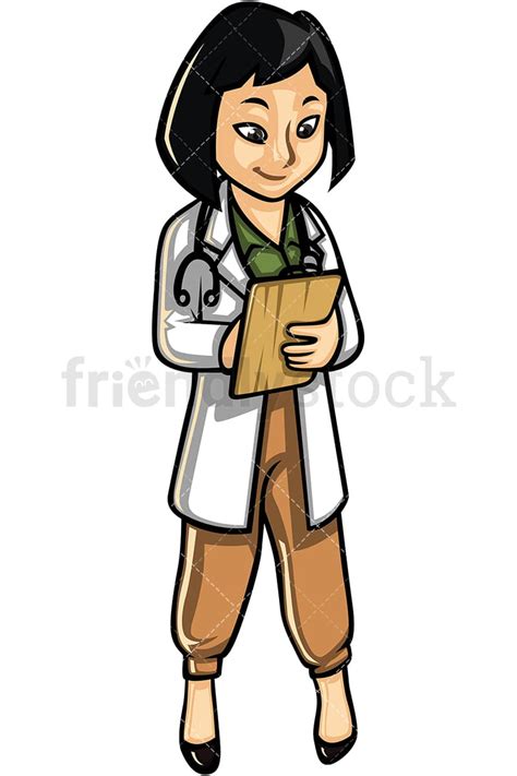 Female Medical Doctor Clipart