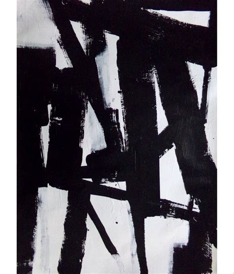 Abstract Black And White Painting Modern Art Abstract Modern