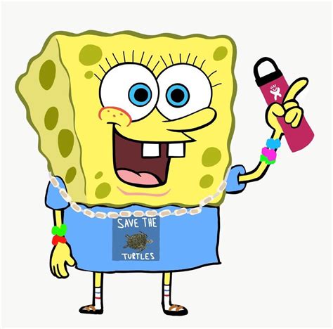 I Made Spongebob Into A Vsco Girl Teenagers