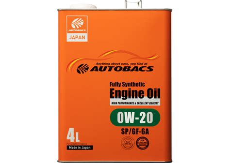 Autobacs 0w 20 Full Synthetic Engine Oil Spgf 6a 4 Litre