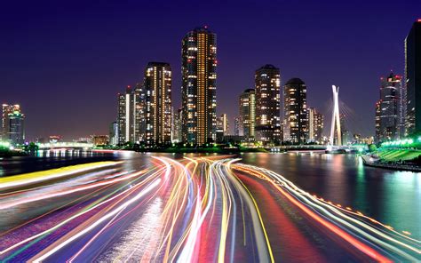 壁紙 日本、東京、夜、ライト、高層ビル、都市、夜 1920x1200 Hd 無料のデスクトップの背景 画像
